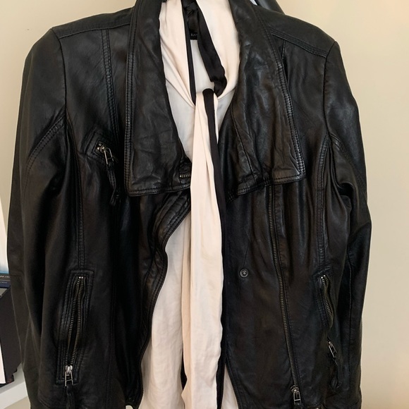 LEATHER MOTO jacket - Picture 2 of 2